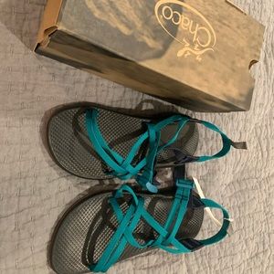Teal Chaco Sandals- Size 6